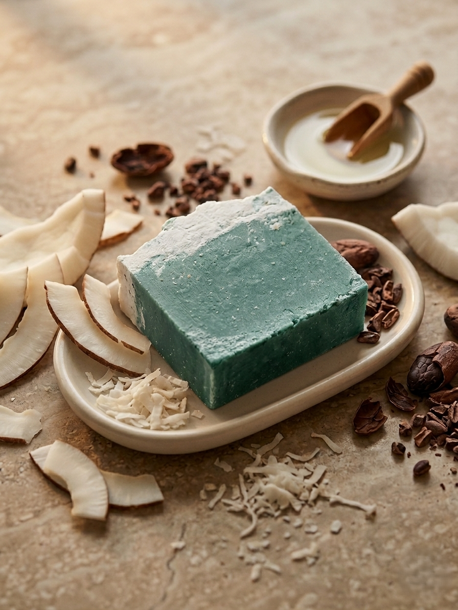 The Golden Cocoon: Raw Cocoa & Coconut Infusion Deep Nourishment. Pure Comfort. Sacred Radiance.