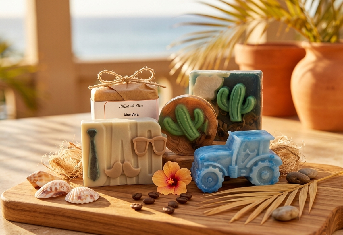 Men’s Father’s Day Tractor Gift Set: All-Natural Grooming & Artisan Soap Pack