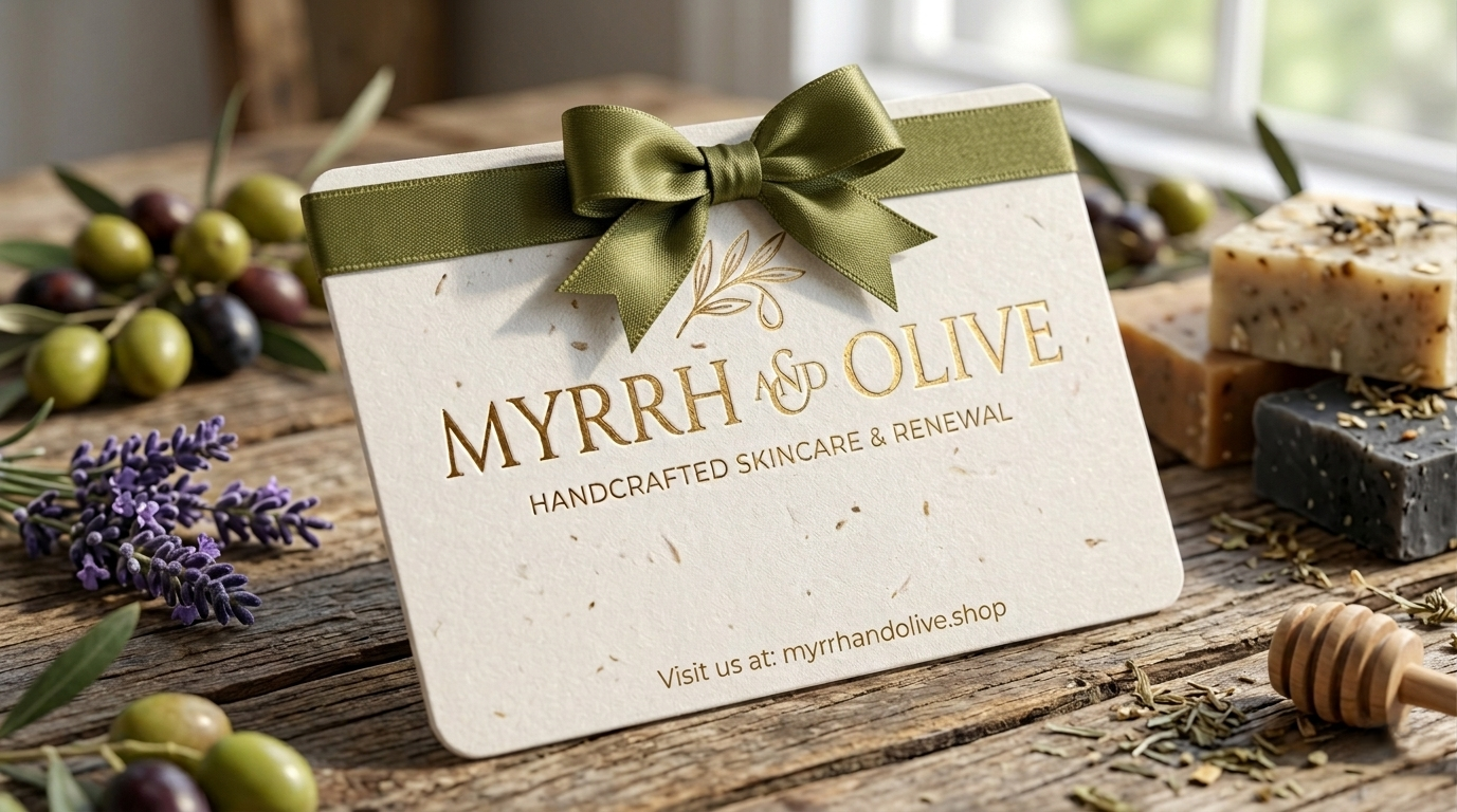 The Gift of a Sanctuary: The Myrrh & Olive Digital Soul-Card